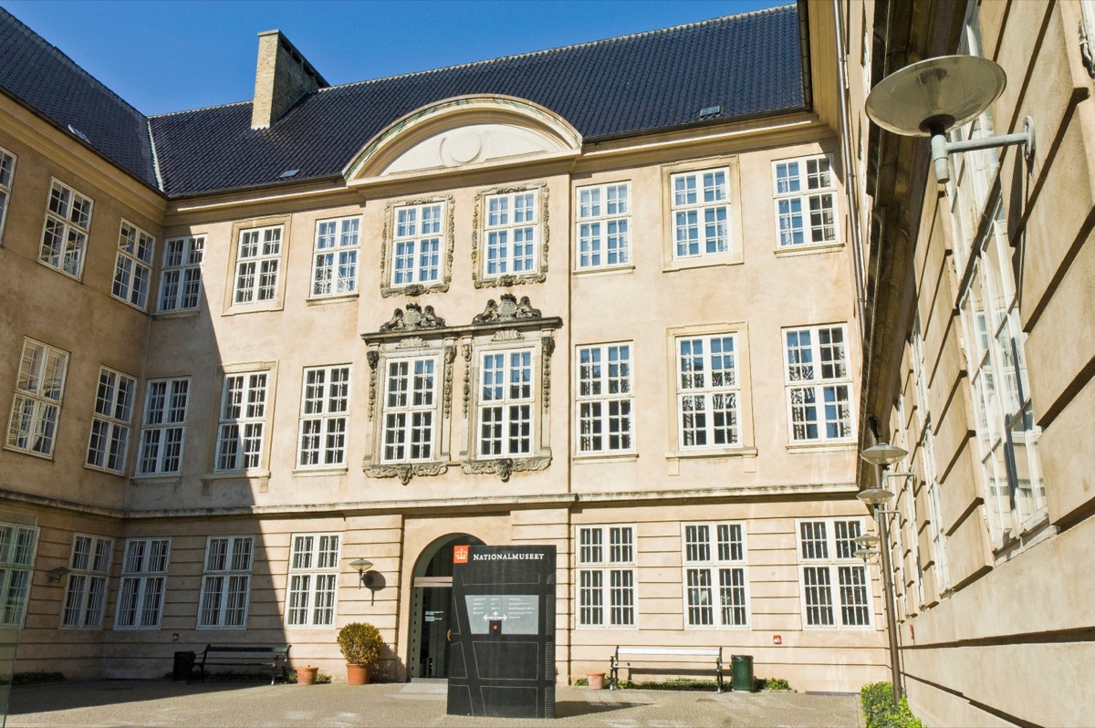 Facade of the National Museum of Denmark in Copenhagen